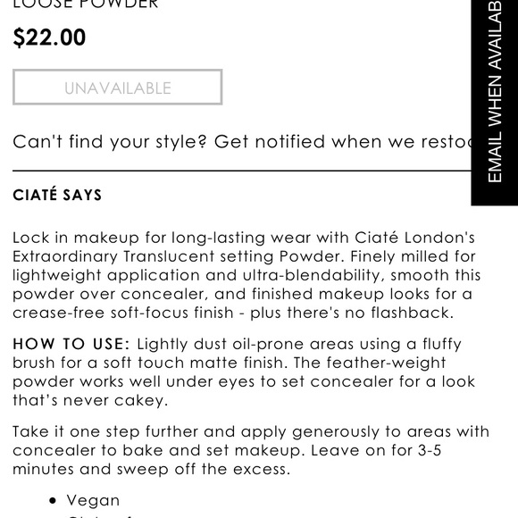 Translucent powder - Picture 3 of 3